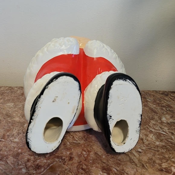 Vintage Winking Ceramic Atlantic Mold Santa Clause - Picture 6 of 7